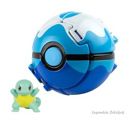 Pokemon labdába zárható mini Squirtle jellegű figura
