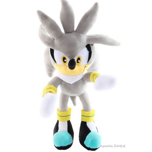 Sonic a sündisznó - Szürke Silver Sonic plüss 20 cm