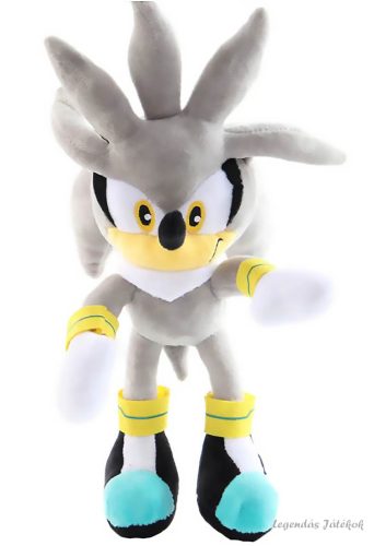 Sonic a sündisznó - Szürke Silver Sonic plüss 20 cm