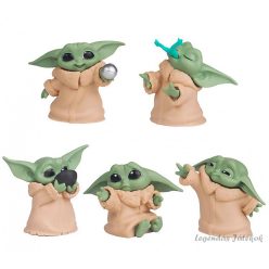 5 db-os Star Wars Baby Yoda Grogu figura szett