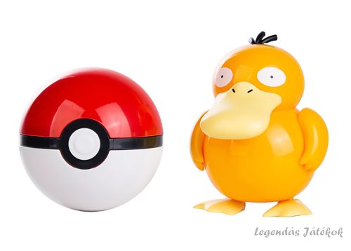 Pokemon labdába zárható Psyduck jellegű figura 10 cm