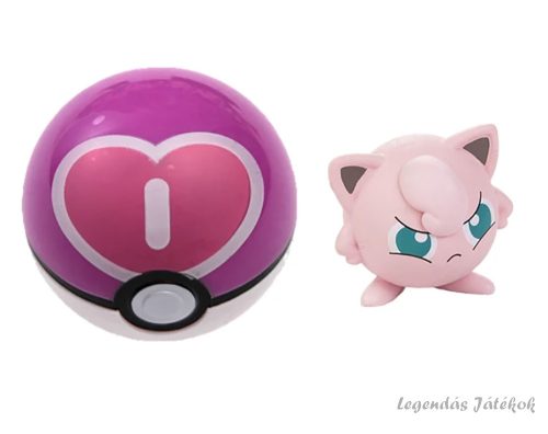 Labdába zárható mini Pokemon figura - Jigglypuff