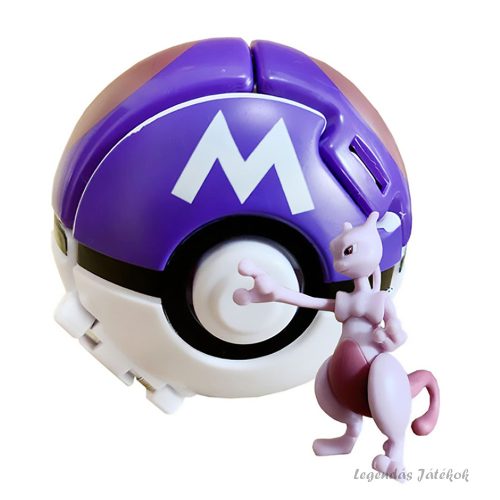 Pokemon labdába zárható mini Mewtwo figura