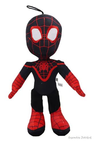 Fekete Pókember Spiderman jellegű plüss 25 cm