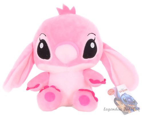 Rózsaszín Stitch Angel plüss 15 cm