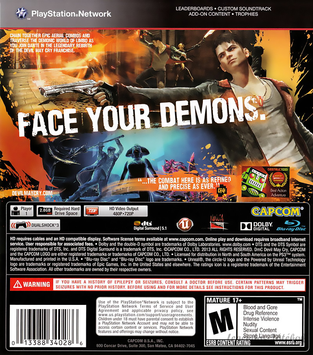 DmC: Devil May Cry PC FULL GAME Longplay Gameplay Walkthrough Playthrough  VGL 