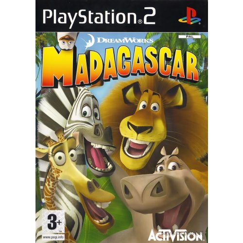 Madagascar Ps2 játék PAL (használt)