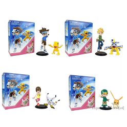 8 db-os Digimon jellegű figura szett