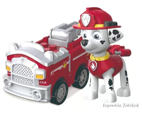 Mancs őrjárat - Marshall jellegű figura járgánnyal 8 cm
