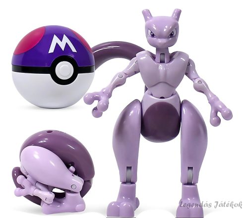 Pokemon labdába zárható Mewtwo jellegű figura