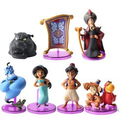 8 db-os Aladdin figura szett 9 cm
