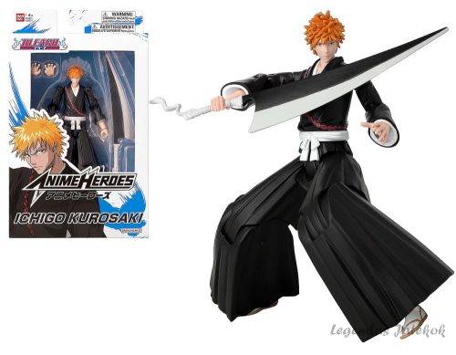 Anime Heroes - Bleach Kurosaki Ichigo figura 17 cm Bandai