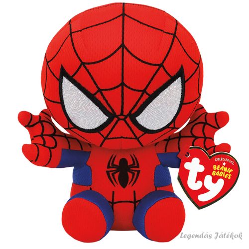 Pókember Spiderman plüss 15 cm Ty Beanie Babies