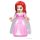 A Kis Hablány Ariel rózsaszín ruhában mini figura
