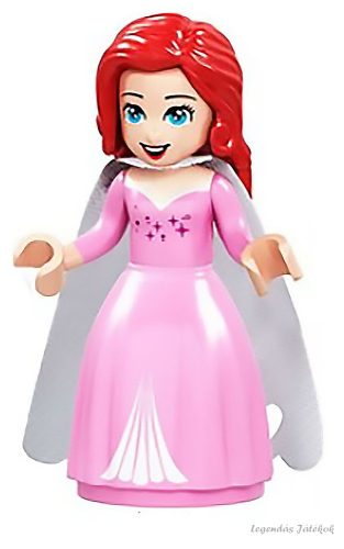 A Kis Hablány Ariel rózsaszín ruhában mini figura