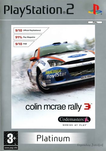 Colin McRae Rally 3 Ps2 játék PAL (használt)