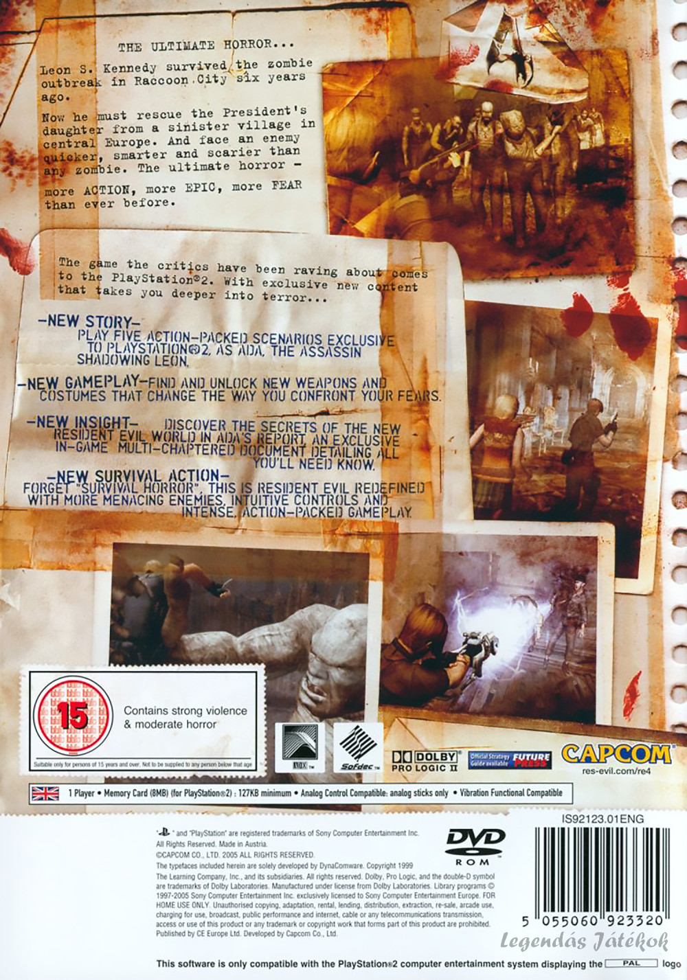 Resident evil 4 Ps2 PAL (használt)